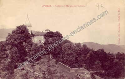 Carte postale ancienne Château de Marigna-sur-Valouse — Marigna-sur-Valouse (Jura)