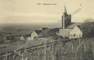 Carte postale ancienne Maynal — Maynal (Jura)