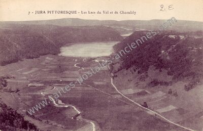 Carte postale ancienne Lac du Val — Menétrux-en-Joux (Jura)