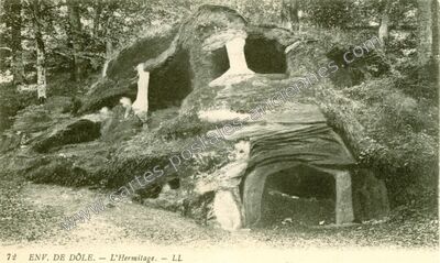 Carte postale ancienne L'Hermitage — Moissey (Jura)