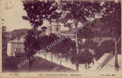 Carte postale ancienne Environs de Morez — Morbier (Jura)