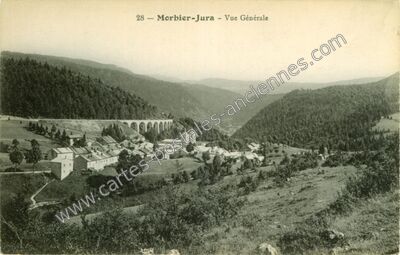 Carte postale ancienne Morbier Jura — Morbier (Jura)