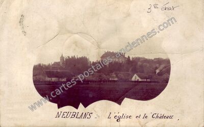 Carte postale ancienne Neublans — Neublans-Abergement (Jura)