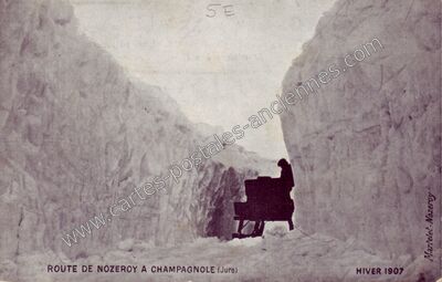 Carte postale ancienne Nozeroy Champagnole — Nozeroy (Jura)