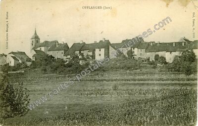 Carte postale ancienne Offlanges — Offlanges (Jura)