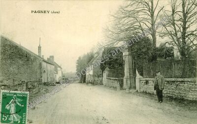 Carte postale ancienne Pagney — Pagney (Jura)