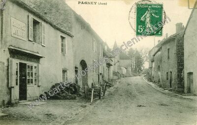 Carte postale ancienne Pagney — Pagney (Jura)