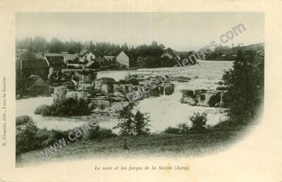 Carte postale ancienne La Saisse — Patornay (Jura)