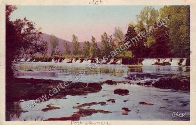 Carte postale ancienne Port Lesney — Port-Lesney (Jura)