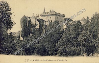 Carte postale ancienne Chateau de Rans — Rans (Jura)