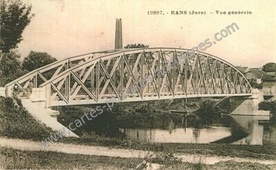 Carte postale ancienne Vue générale — Rans (Jura)