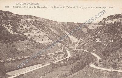 Carte postale ancienne Vallee de Revigny — Revigny (Jura)