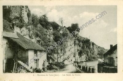 Carte postale ancienne Rochefort — Rochefort-sur-Nenon (Jura)