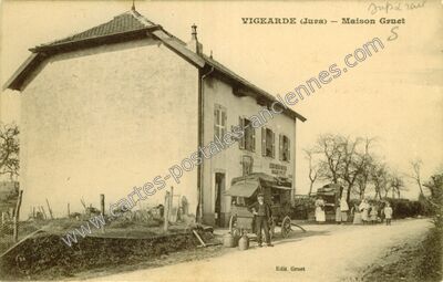 Carte postale ancienne Vigearde — Romain (Jura)