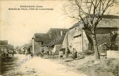 Carte postale ancienne Vigearde — Romain (Jura)