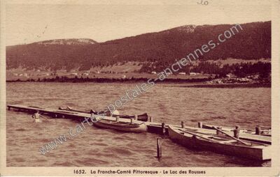 Carte postale ancienne Lac des Rousses — Les Rousses (Jura)
