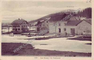 Carte postale ancienne La Cure — Les Rousses (Jura)