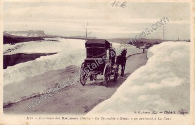 Carte postale ancienne La Cure — Les Rousses (Jura)