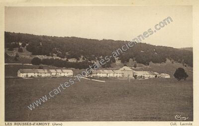 Carte postale ancienne Les Rousses d'Amont — Les Rousses (Jura)
