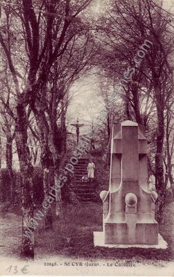 Carte postale ancienne St Cyr — Saint-Cyr-Montmalin (Jura)