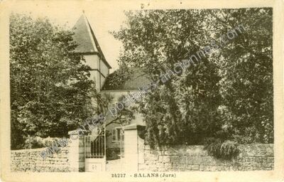 Carte postale ancienne Salans — Salans (Jura)