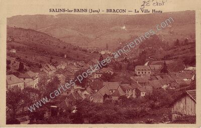 Carte postale ancienne Bracon — La Ville Haute — Bracon (Jura)