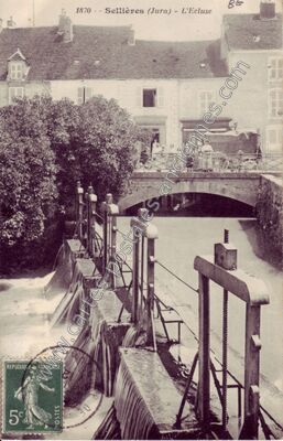 Carte postale ancienne L'Ecluse — Sellières (Jura)