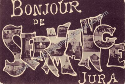 Carte postale ancienne Sermange — Sermange (Jura)