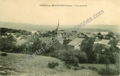 Carte postale ancienne Vue générale — Serre-les-Moulières (Jura)