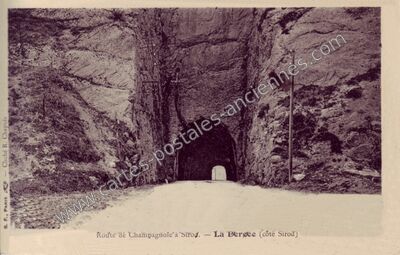 Carte postale ancienne La Percee — Sirod (Jura)