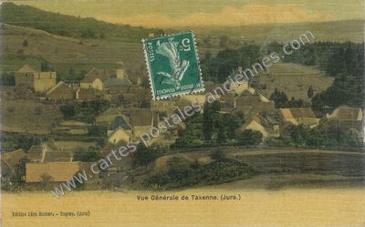 Carte postale ancienne Vue Générale — Taxenne (Jura)
