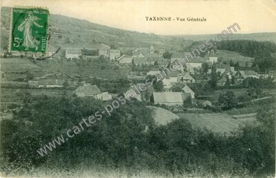 Carte postale ancienne Vue Générale — Taxenne (Jura)