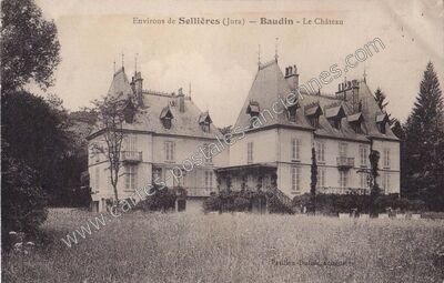 Carte postale ancienne Baudin — Toulouse-le-Château (Jura)