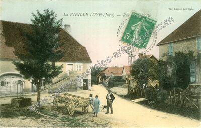 Carte postale ancienne La Vieille Loye — La Vieille-Loye (Jura)