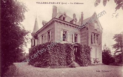 Carte postale ancienne Le Château — Villers-Farlay (Jura)