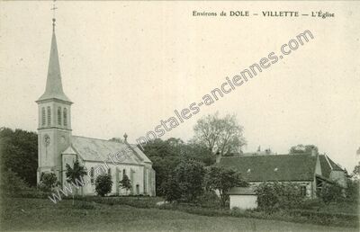 Carte postale ancienne Villette-lès-Dole