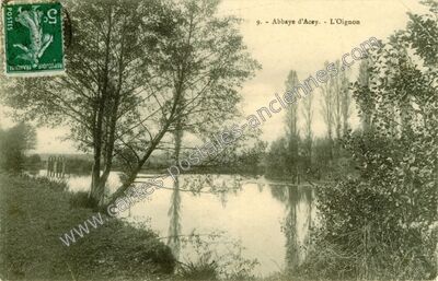 Carte postale ancienne Abbaye d'Acey — Vitreux (Jura)