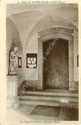 Carte postale ancienne Abbaye d'Acey — Vitreux (Jura)