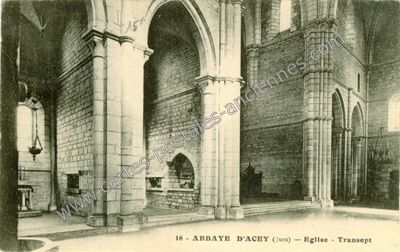 Carte postale ancienne Abbaye d'Acey — Vitreux (Jura)