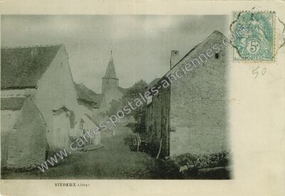 Carte postale ancienne Vitreux — Vitreux (Jura)