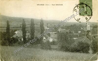 Carte postale ancienne Vue Générale — Vriange (Jura)