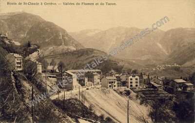 Carte postale ancienne Flumen — Septmoncel (Jura)