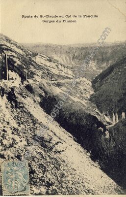 Carte postale ancienne Flumen — Septmoncel (Jura)