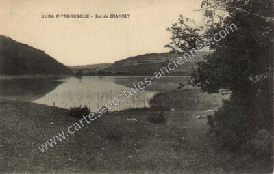 Carte postale ancienne Lac de Chambly — Doucier (Jura)