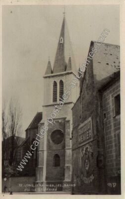 Carte postale ancienne Eglise St Désiré — Lons-le-Saunier (Jura)