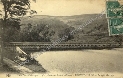 Carte postale ancienne Rochetaillee — Non Localisée (Loire)