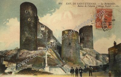 Carte postale ancienne Rochetaillee — Non Localisée (Loire)