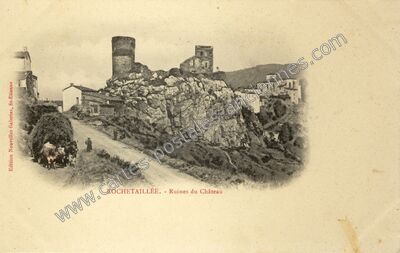 Carte postale ancienne Rochetaillee — Non Localisée (Loire)