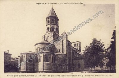 Carte postale ancienne Brioude — Montbrison (Loire)