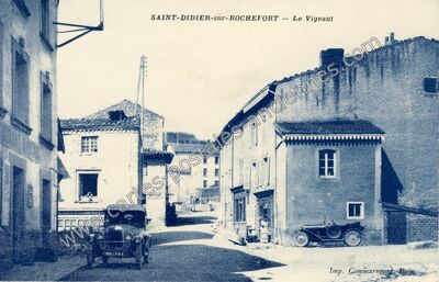 Carte postale ancienne Le Vigeant — Saint Didier sur Rochefort (Loire)